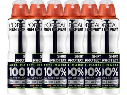 Veiling - 6x LOréal Paris Men Expert Shirt Protect Deodora, Handtassen en Accessoires, Uiterlijk | Lichaamsverzorging