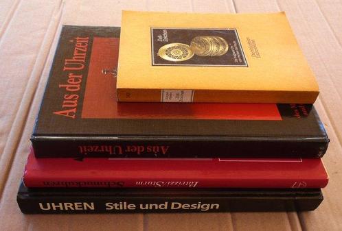 Diverse auteurs - Vier Publikationen zu Uhren und, Antiek en Kunst, Antiek | Klokken