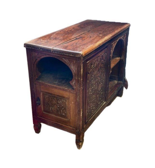 Dressoir - Anglo Indio geometrisch gesneden - Gekleurd hout, Antiek en Kunst, Antiek | Overige Antiek