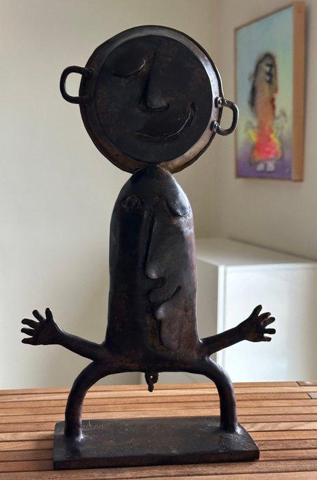 Juan García Ripollés (1932) - Alegría - bronce, Antiquités & Art, Art | Objets design