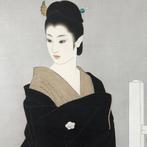 Original Woodblock Print / (Akashi Town) - Shimura