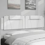 vidaXL Coussin de tête de lit blanc 200 cm similicuir, Maison & Meubles, Chambre à coucher | Lits, Neuf, Verzenden