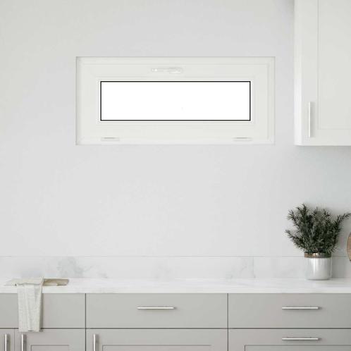 vidaXL Kelderraam RISOR 90x40 cm Kantelbaar 2-voudig glas, Doe-het-zelf en Bouw, Raamkozijnen en Schuifdeuren, Nieuw, Verzenden