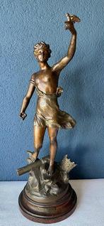 Guillebon - Sculpture, Honneur et Gloire - 53 cm - Zamac, Antiquités & Art, Antiquités | Céramique & Poterie