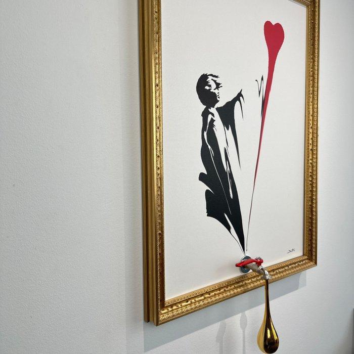 Santicri - Essence Girl with Balloon, Antiek en Kunst, Kunst | Schilderijen | Modern