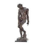 Naar August Rodin (1840–1917) - sculptuur, Adam - 86 cm -, Antiek en Kunst