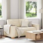 vidaXL 2-zitsbank Linnen 120 cm, Huis en Inrichting, Verzenden, Nieuw
