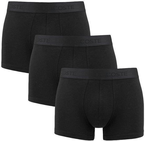 2dekans | Lacoste heren 3P boxers basic zwart II - XXL, Kleding | Heren, Ondergoed, Ophalen of Verzenden