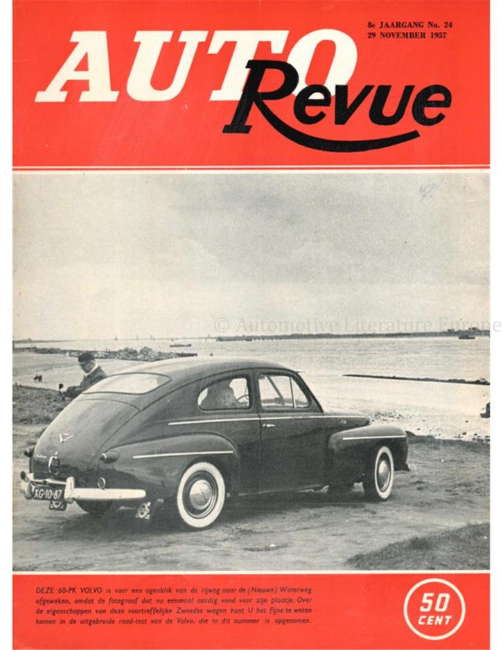 1957 AUTO REVUE MAGAZINE 24 NEDERLANDS, Boeken, Auto's | Folders en Tijdschriften, Ophalen of Verzenden