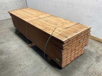 Veiling - 50x Redvision blokhutprofiel 300x14,5x2,8cm, Doe-het-zelf en Bouw, Hout en Planken, Nieuw