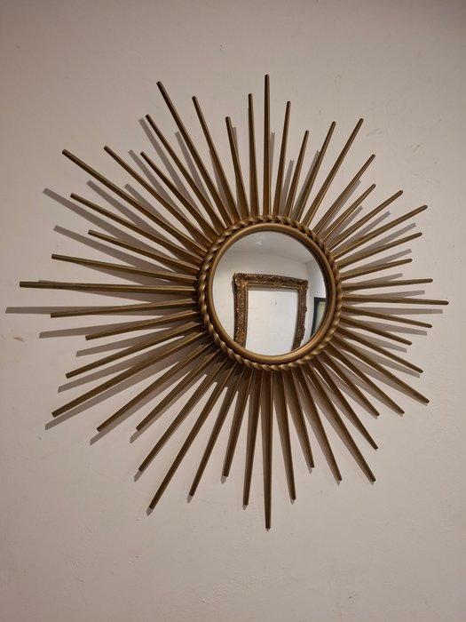 Chaty Vallauris - Spiegel - Staal - Zonnespiegel 50 cm, Antiek en Kunst, Curiosa en Brocante