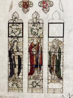 James Powell & Sons - Stained Glass design for All Saints, Antiek en Kunst