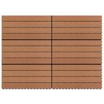 vidaXL Tegels 6 st 1m² 60x30 cm HKC bruin, Verzenden, Nieuw