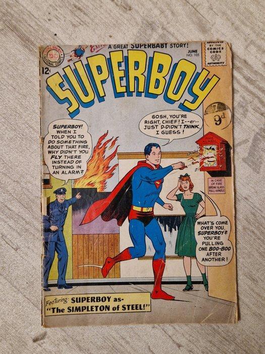 Superboy 105 - Superboy - 2 Comic - Eerste druk - 1963/1963, Boeken, Strips | Comics