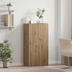 vidaXL Kantoor kast met plank artisanaal eikenkleurig 60 x, Verzenden, Nieuw