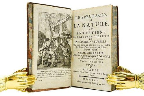 Abbé Pluche - Le Spectacle de la Nature ou entretiens sur, Antiek en Kunst, Antiek | Boeken en Manuscripten