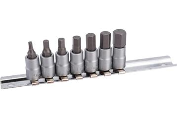 FORCE 1/4 Doppen set Inbus 7-delig, Ophalen of Verzenden