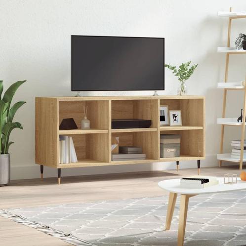 vidaXL Meuble TV chêne sonoma 103,5x30x50 cm bois, Huis en Inrichting, Kasten |Televisiemeubels, Verzenden