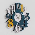 Wandklok - Giallobus - Modern Hout - 2024 - Carved - Marine