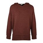 Milano Italy • bruine gebreide hoodie • 36, Verzenden