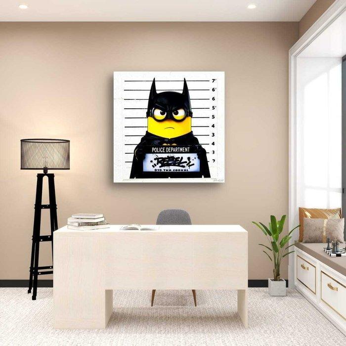 Urban3DArt (1971) - Minion Batman Mugshot Limited Edition, Antiek en Kunst, Kunst | Designobjecten