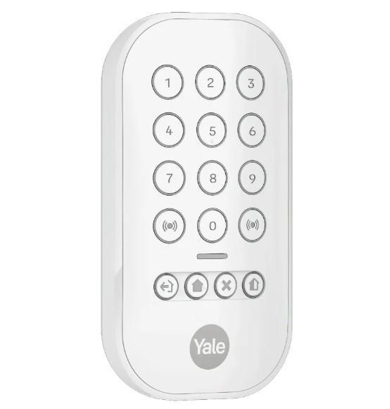 Yale keypad voor alarmsystemen wit, Bricolage & Construction, Systèmes d'alarme