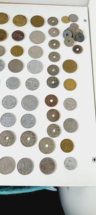 France, Monnaies de Monde. Lot monnaies anciennes France &, Postzegels en Munten, Munten | Europa | Niet-Euromunten