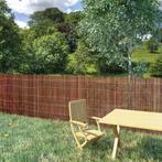 vidaXL Tuinscherm 300x100 cm wilgenhout, Tuin en Terras, Verzenden, Nieuw