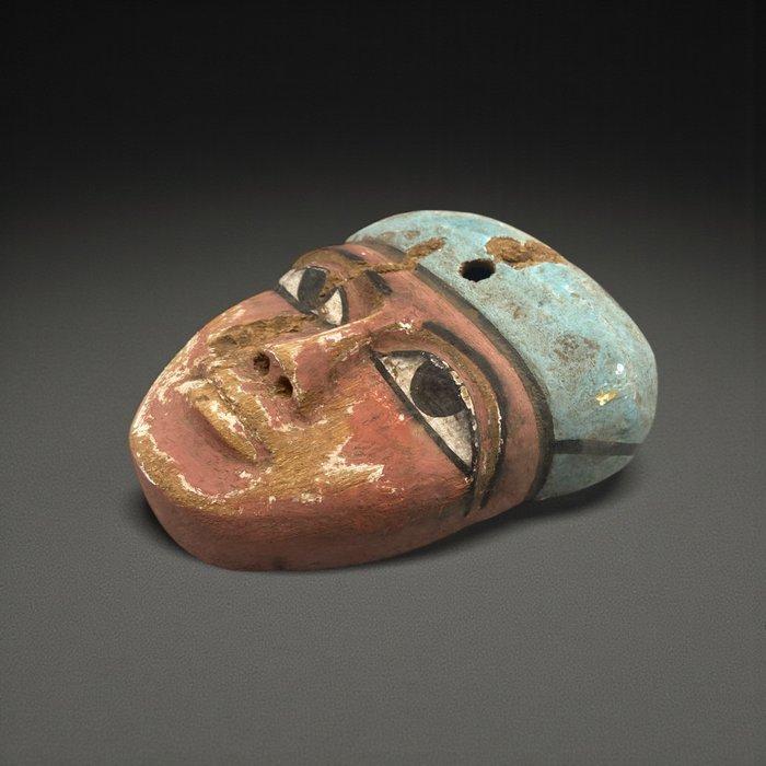 Replica van het oude Egypte Houten begrafenismasker (Zonder, Antiek en Kunst, Antiek | Overige Antiek