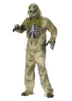 Kostuum Zombie Moeras Skelet Pak The Walking Dead Zombiepak, Kleding | Heren, Carnavalskleding en Feestkleding, Nieuw, Ophalen of Verzenden