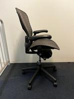Herman Miller Aeron Bureaustoel - Refurbished - Nieuwstaat, Verzenden, Zwart, Zo goed als nieuw, Bureaustoel