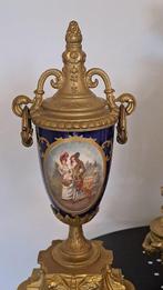 Horloge et parure de cheminée (3) - FHS Franz Hermle & Sohn, Antiquités & Art, Antiquités | Horloges