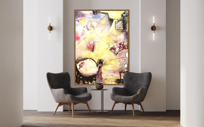 Léo - Fragments II, Antiek en Kunst, Kunst | Schilderijen | Modern