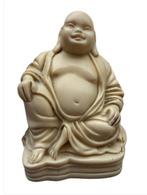 Curieuze en imposante beeldje gemaakt van hars of