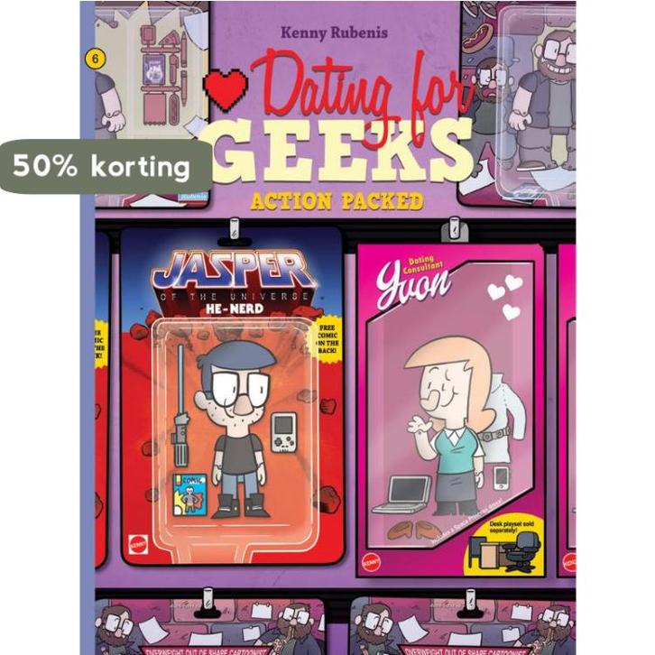 Action packed / Dating for Geeks / 6 9789088865244, Boeken, Stripverhalen, Zo goed als nieuw, Verzenden