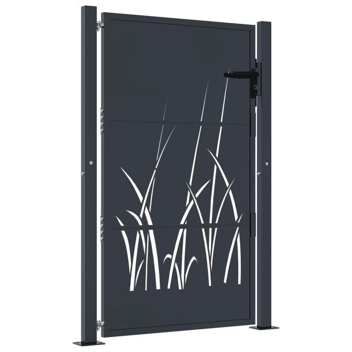 Tuinpoort Antraciet | Super Deal | -35% Korting!, Tuin en Terras, Tuinhekken en Hekwerk, Met poort, Nieuw, IJzer, Tuinhek, Verzenden