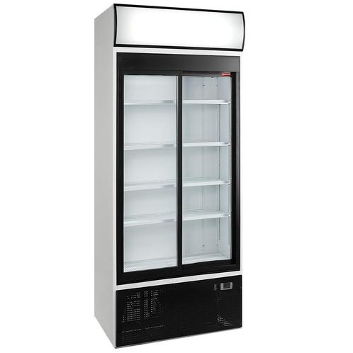 Vitrinekast positieve T°, geventileerd, 760L., 2 schuifdeure, Zakelijke goederen, Horeca | Keukenapparatuur, Koelen en Vriezen