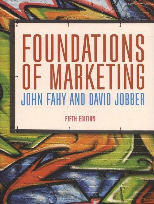 Foundations of Marketing 9780077167950 John Fahy, Boeken, Overige Boeken, Gelezen, Verzenden