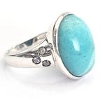 Zonder minimumprijs - Ring Zilver - Diamant, Handtassen en Accessoires, Nieuw