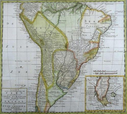 Amérique, South America / Argentina / Chile / Brazil / Peru, Boeken, Atlassen en Landkaarten
