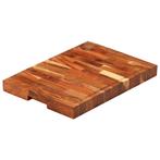 vidaXL Hakblok 42x30x4 cm massief acaciahout, Huis en Inrichting, Verzenden, Nieuw