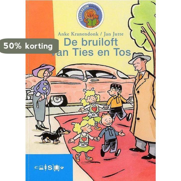 De bruiloft van Ties en Tos - Leesleeuw kleuters 2003-2004, Livres, Livres scolaires, Envoi