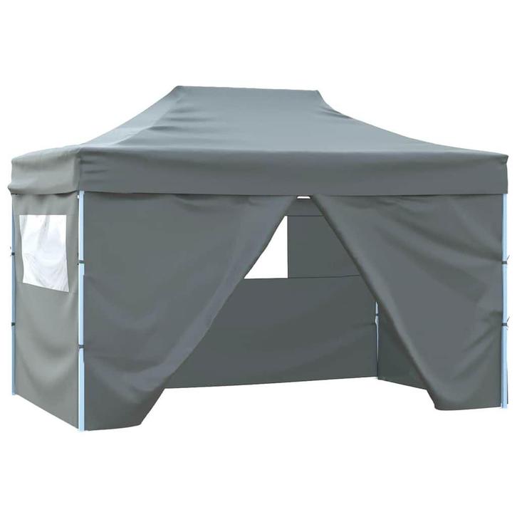 Pop-up Tent 3x4,5m Antraciet | Retour Deal 55% Korting, Tuin en Terras, Partytenten, Minder dan 4 meter, Minder dan 5 meter, Opvouwbaar