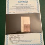 Berlijn 1950 - ERP drukproef met fotocertificaat Stenzel BPP, Gestempeld