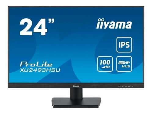 Iiyama ProLite XU2493HSU-B6 Zwart - 23,8 Full HD monitor, Computers en Software, Monitoren, IPS, 1 tot 2 ms, Full HD, Zo goed als nieuw
