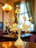 Kandelaar - Messing - Italië Oogst Candelabra, Antiek en Kunst