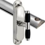 Kruk-espagnolet Ton Ebben glans nikkel inclusief 1 stang, Doe-het-zelf en Bouw, Nieuw, Overige materialen, Klink of Kruk