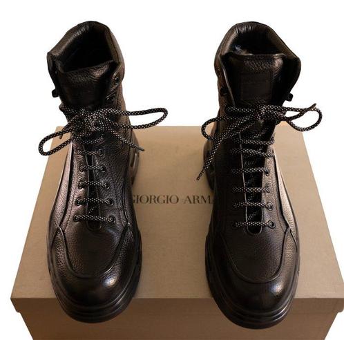 Giorgio Armani - Enkellaarsjes - Maat: 44 (EU/IT) / 10 (UK), Vêtements | Hommes, Chaussures