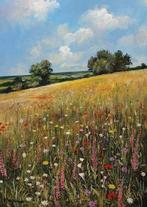 Grzegorz Jacek Olejniczak (XX) - A meadow on a hill, Antiek en Kunst