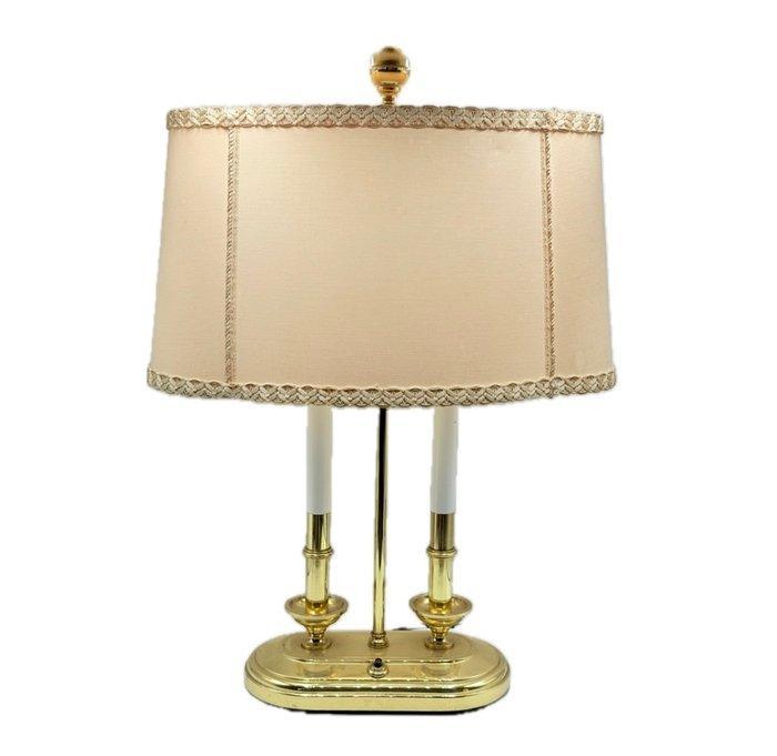 Lamp - Bouillotte - Messing, Textiel, Huis en Inrichting, Overige Huis en Inrichting